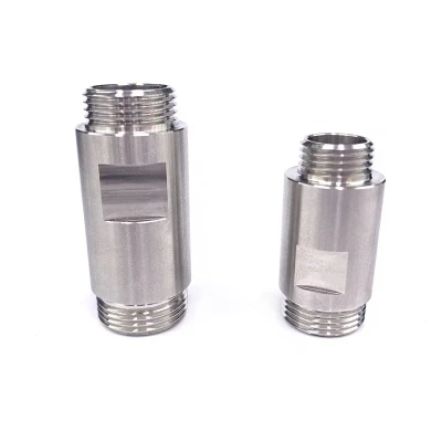 The Sample Of Silver Electroplating CNC Machined Parts Customized By The Cana...